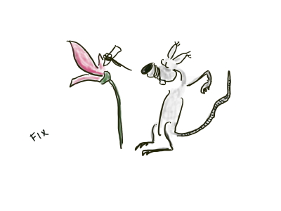 Rat signe des lys